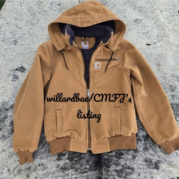 Carhartt Womens Small Weathered Wildwood Duck Jacket - Picture 1 of 7